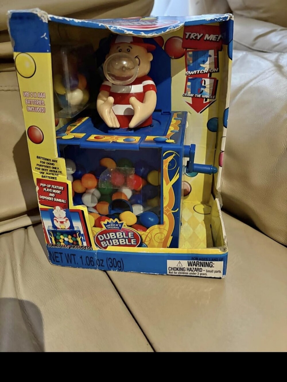 Gumball Machine Kids Toy - Blue